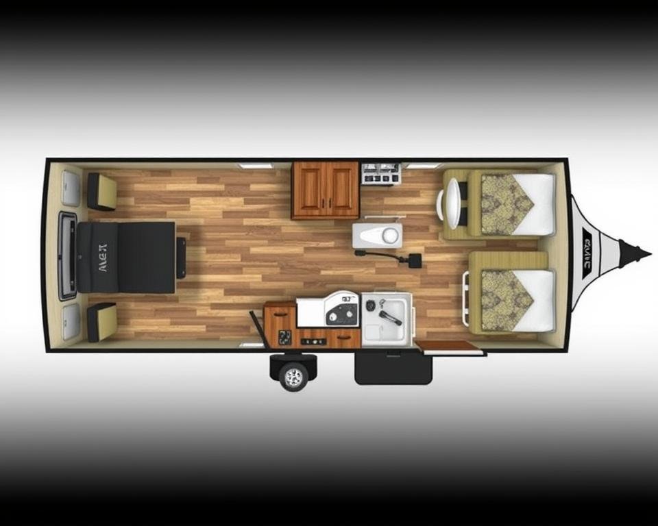 91 Newman Mountain Aire Travel Trailer Floor Plan