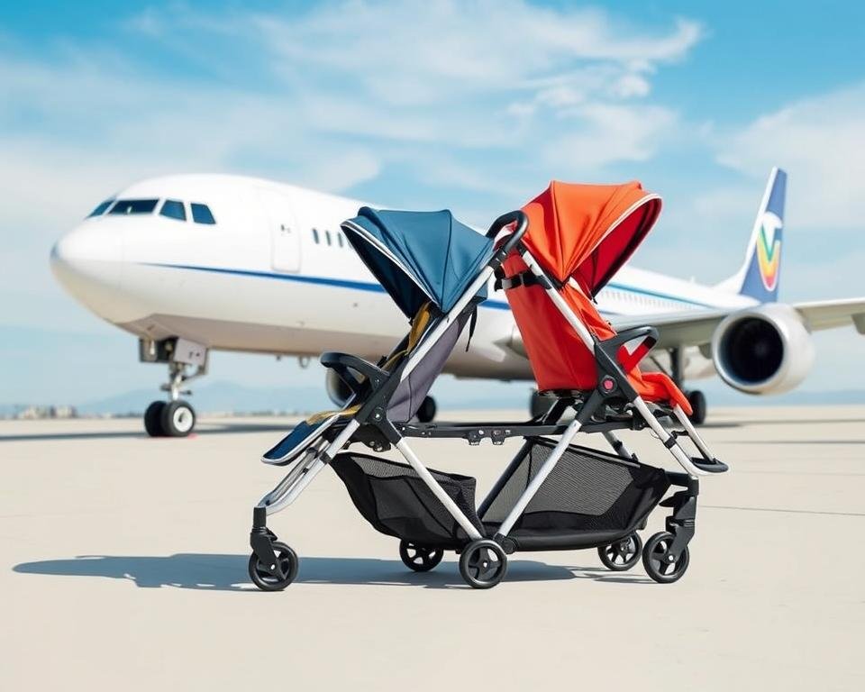 double stroller airplane